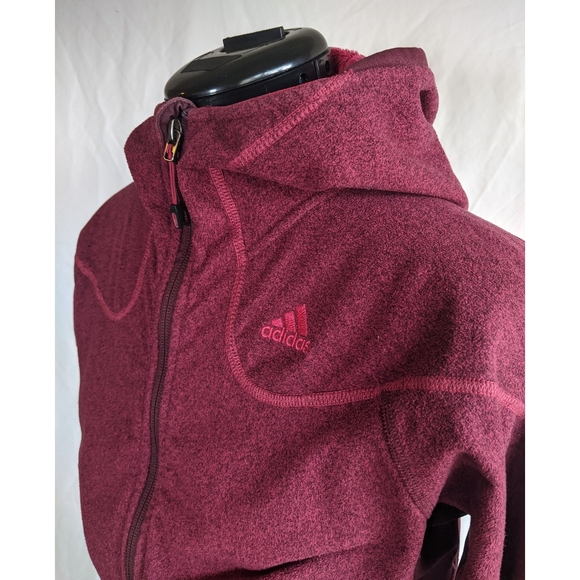 Adidas Jacket With Fuzzy Fleece Lining 